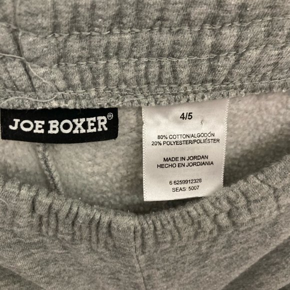 Last Chance! 🔥 Joe Boxer Sweatpants Gray Kids Size 4/5 MUST BE BUNDLED - Picture 4 of 4